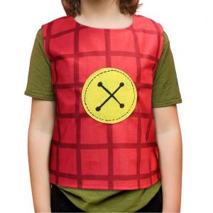 Boldog fekete Bing nyuszi jelmez gyermekeknek (fejdísz, póló), 92/104 cm