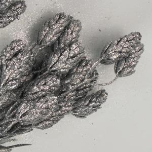 Csillámos komló csokor ezüst 1db