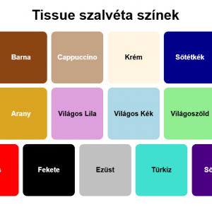 Csokornyakkendő hajtogatott szalvéta