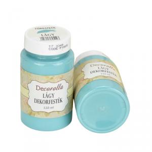 Decorolla lágy dekorfesték 110ml türkizkék