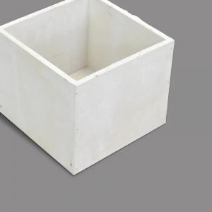 Dekoláda fehér kocka 13x13cm