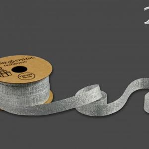 Dekor kötöző szalag fehér/ezüst 3m A49100020 6f