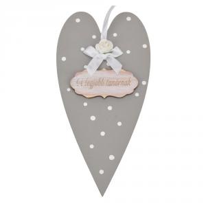 Díszített szív A Legjobb Tanárnak Táblával