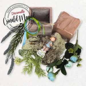 DIY Csináld magad!  - Anyák napja virágbox kisfiúval