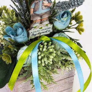 DIY Csináld magad!  - Anyák napja virágbox kisfiúval