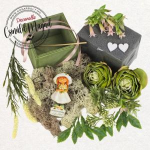 DIY Csináld magad! - Anyák napja virágbox kislánnyal