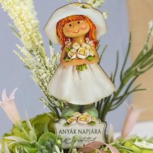 DIY Csináld magad! - Anyák napja virágbox kislánnyal