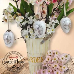 DIY Csináld magad! Csináld magad - DIY műanyag tojás nyuszi mintával 3db