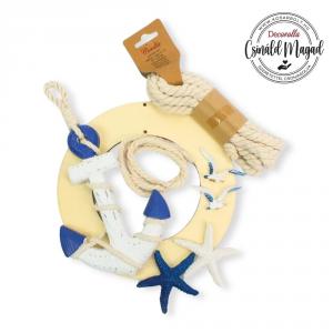DIY Csináld magad! Csináld magad - Tengerész horgony falidísz 20cm