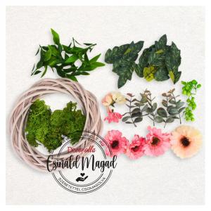 DIY Csináld magad - Rózsaszín tündérálom koszorú