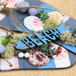 DIY Csináld magad - Strandpapucs BEACH 11x24cm