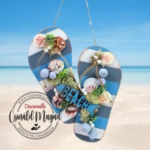 DIY Csináld magad - Strandpapucs BEACH 11x24cm
