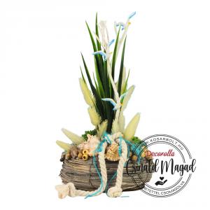 DIY Csináld magad - Tengerparti hangulatú asztaldísz