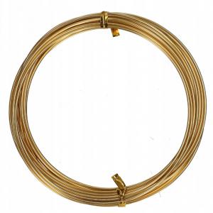 Drót aluminium 5m arany 1,5 mm