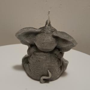 Elefánt alakú gyertya 10x10 cm