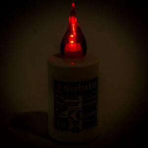 Elektromos mécses betét SUBITO piros M11cm