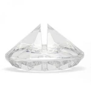 Esküvői ültetőkártya tartó gyémánt 4cm 10db/cs