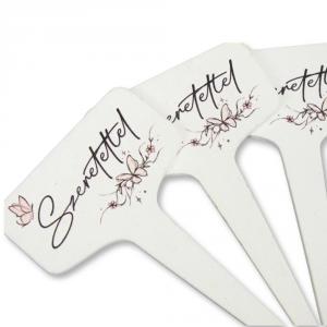 Fa beszúros tábla szögletes - Szeretettel 3db/csomag