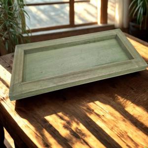 Fa keret zöld 35*15cm 1,3 cm magas