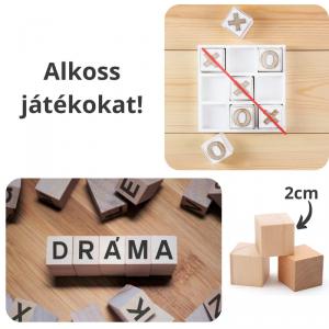 Fa kocka 2cm 15db/csomag alapanyag