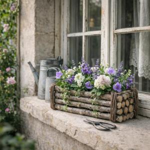 Faágas virágláda kicsi 30x12x9,5cm