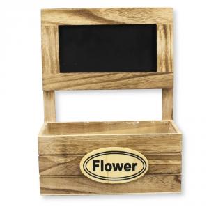 Fali írható táblás virágtartó 30x23x12cm