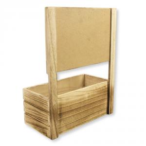 Fali írható táblás virágtartó 30x23x12cm