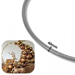 Fém karika ezüst 30cm