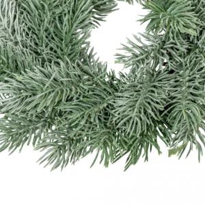 Fenyő koszorú deres D23cm