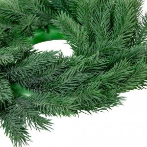 Fenyő koszorú szürkészöld D33cm