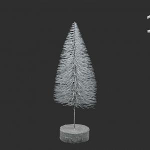 Fenyőfa 30cm fehér/ezüst 30cm CAA721110 2f