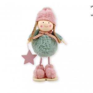 Fiú/lány figura plüss bevonattal 20cm 630315 2f