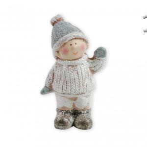 Fiú/lány figura szürke/barna 16cm 165084 2f