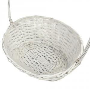 Fonott csemege kosár fehér nagy