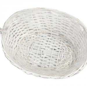 Fonott csemege kosár fehér nagy