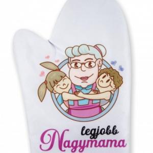 Főzőkesztyű Legjobb Nagymama 17x26cm