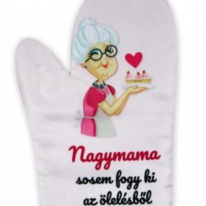 Főzőkesztyű Nagymama 17x26cm