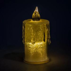 Gyertya LED-es meleg M7,8cm elemes