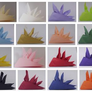 Hajó hajtogatott szalvéta