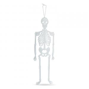 Halloween-i foszforeszkáló dekoráció - csontváz - 32 x 11 cm 2 db
