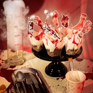 Halloween sütemény beszúró, 8 db/cs falatka beszúró