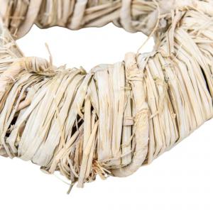 Háncs koszorú fehér D25cm