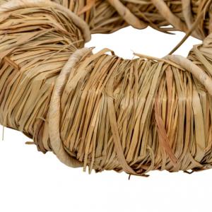 Háncs koszorú natúr D25x7cm