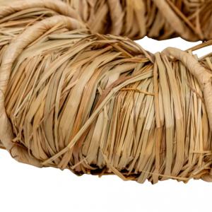 Háncs koszorú natúr D30x8cm