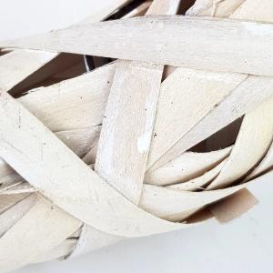 Háncskoszorú fémvázon 29cm