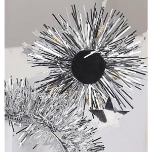 Happy new year, csillagos fejdísz, ezüst