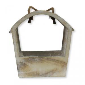 Íves tetejű zsinóros virágtató 28x22x11cm