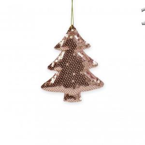Karácsonyfadísz flitteres puha 10cm CAA223600 4f