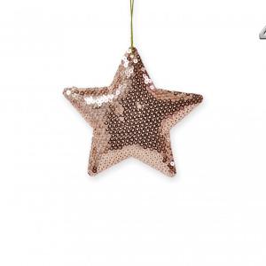 Karácsonyfadísz flitteres puha 10cm CAA223600 4f