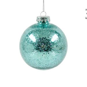 Karácsonyfadísz gömb glitteres 10cm CAA114710 4f